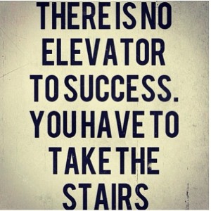 Stairs to success
